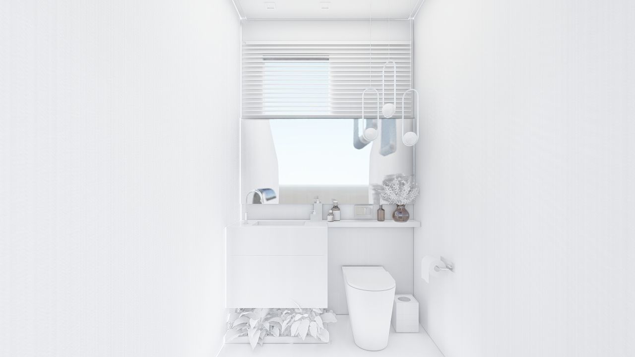 Modern Toilet 3D Model 3D model_4