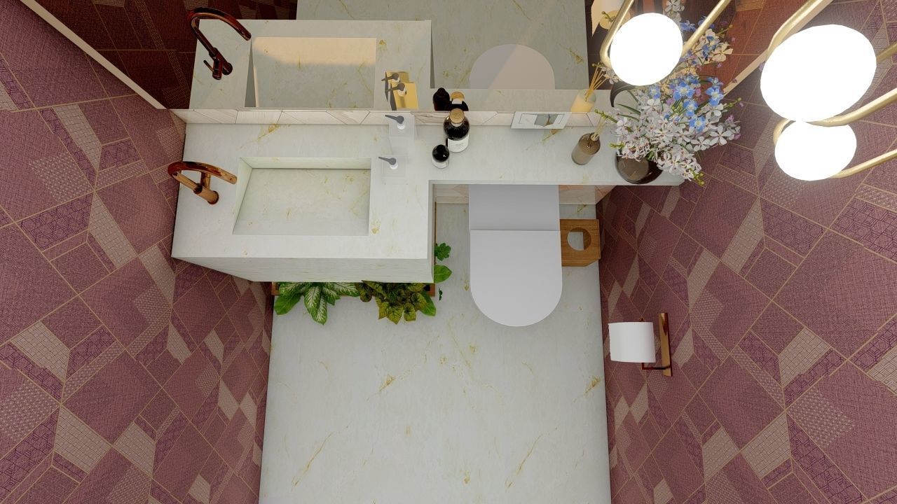 Modern Toilet 3D Model 3D model_2