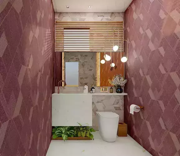Modern Toilet 3D Model 