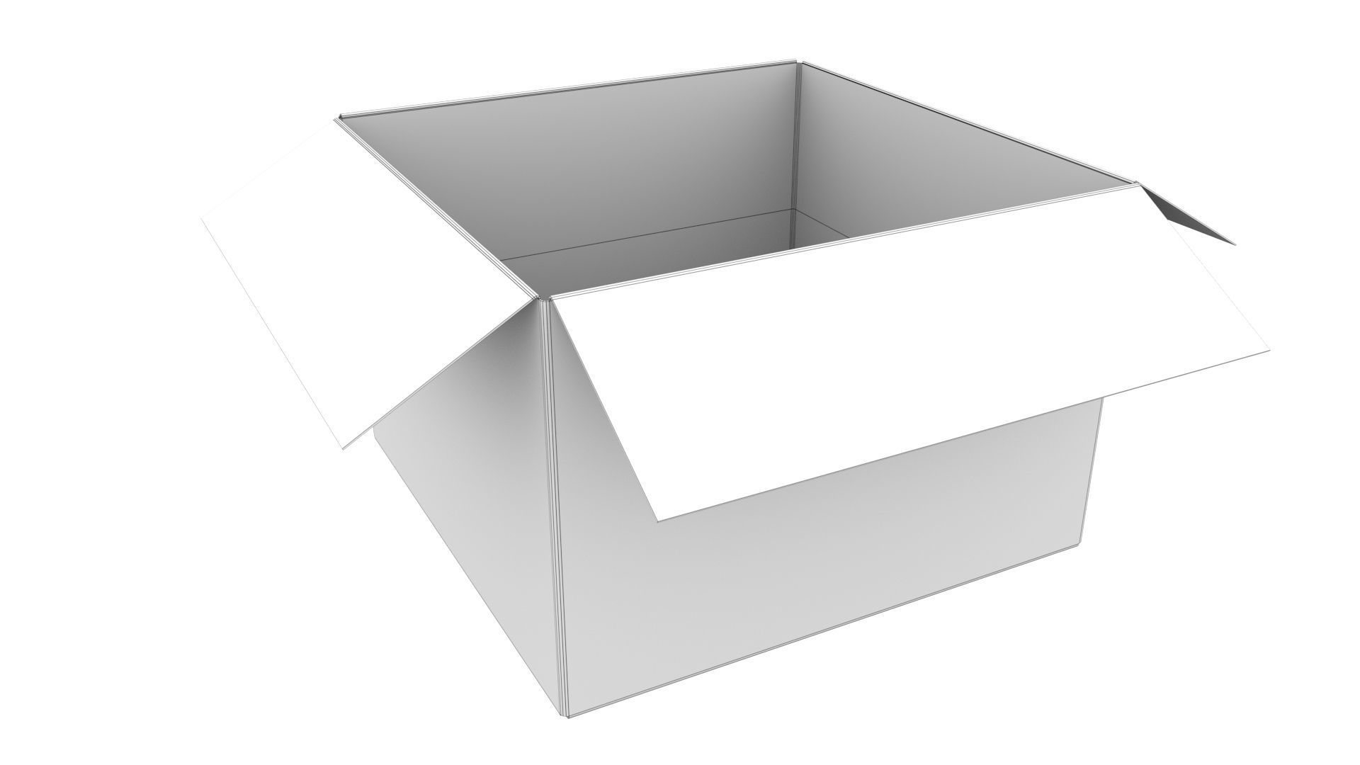 Cardboard box 17 3D model_10