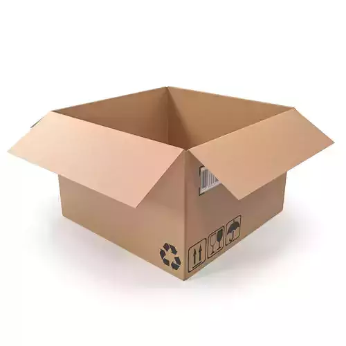 Cardboard box 17 3D model