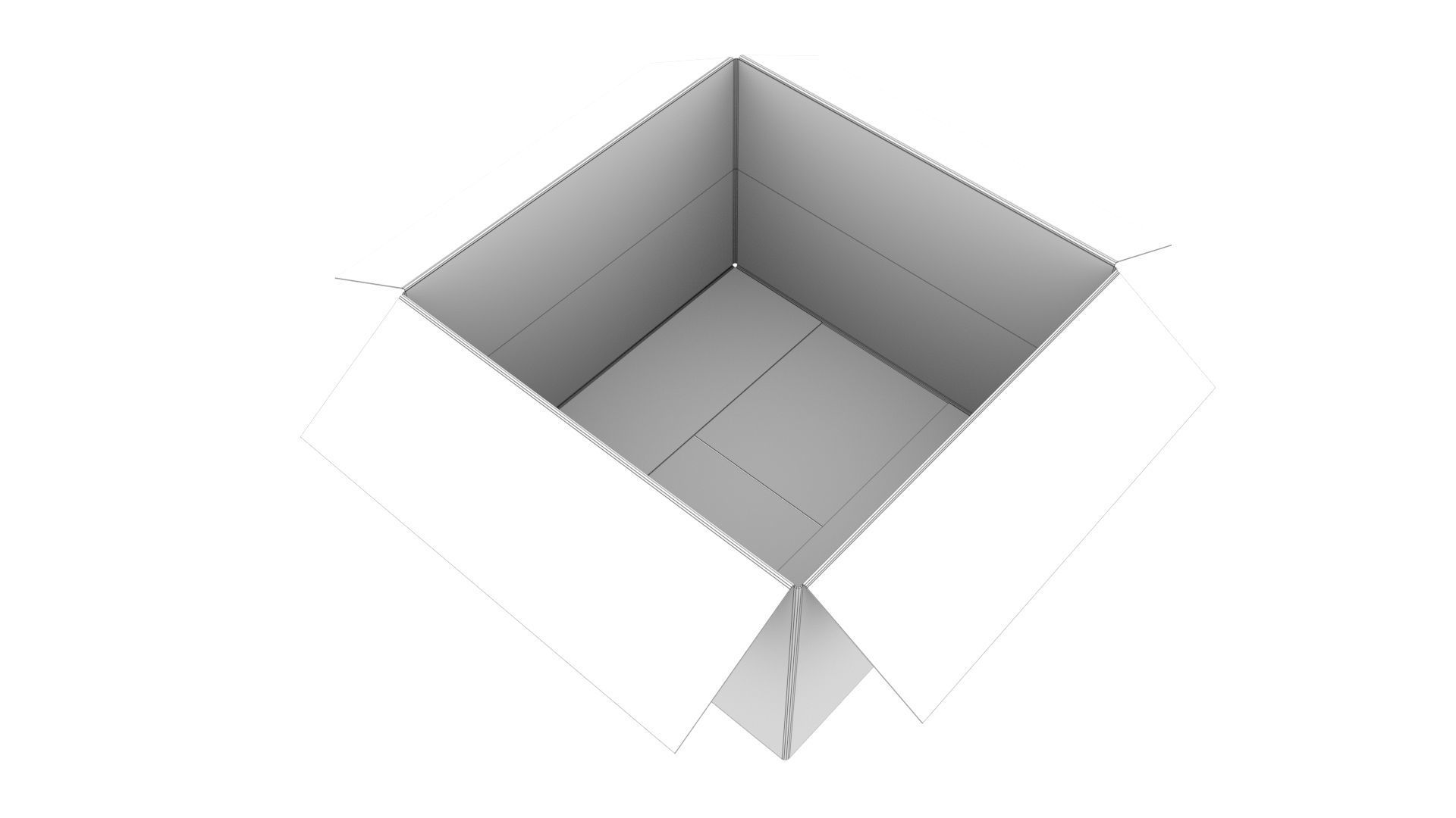 Cardboard box 17 3D model_6