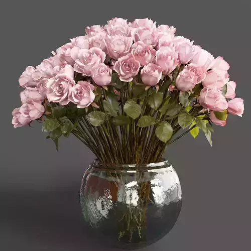 Bouquet of pink roses