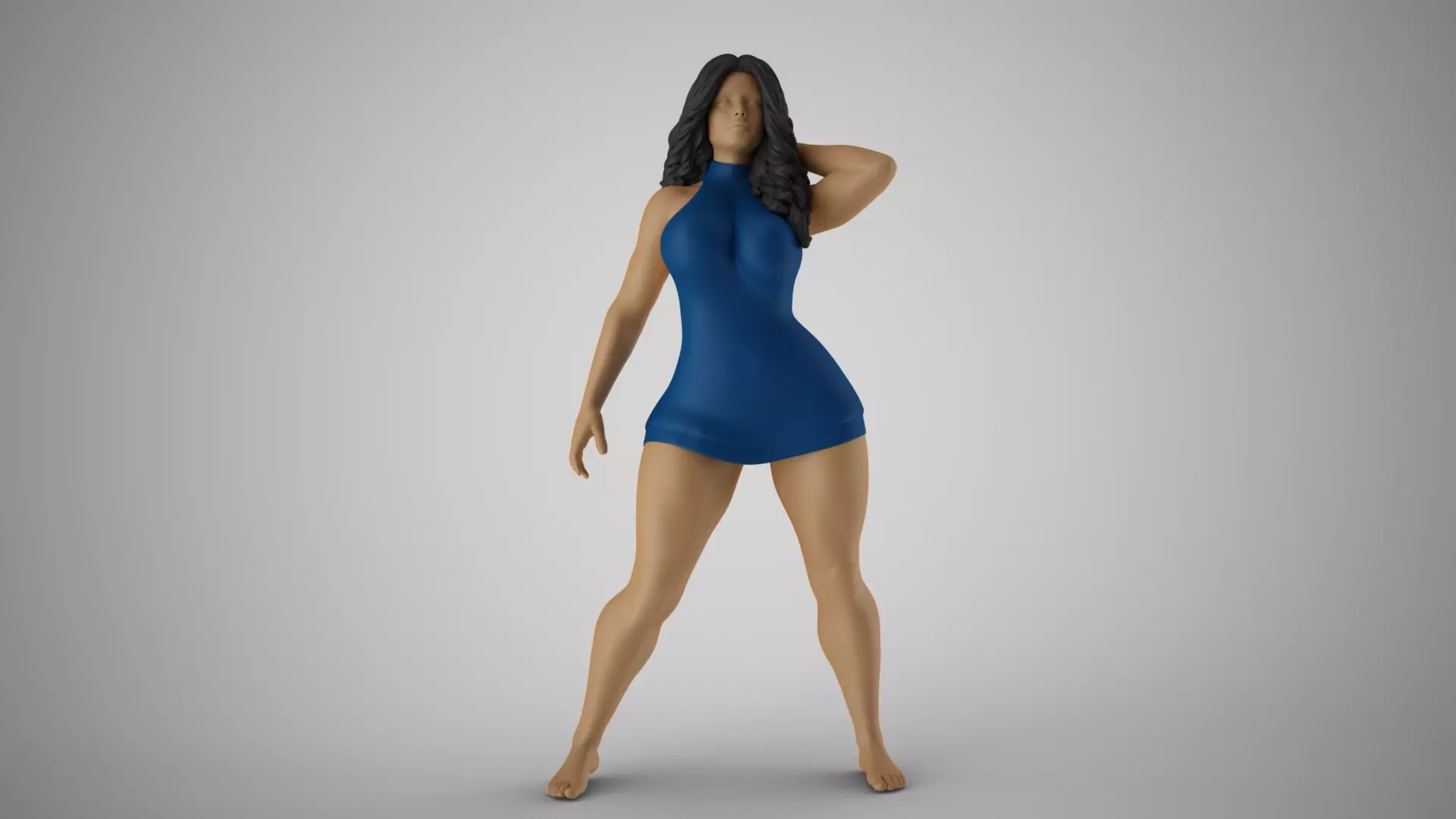 Girl Peace of Mind 3 3D print model