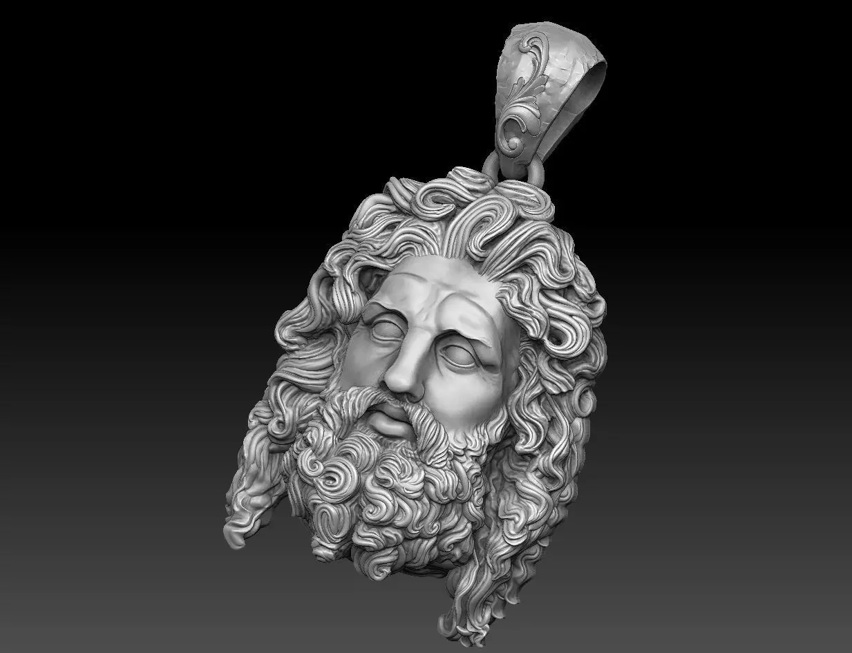 zeus pendant 3D print model