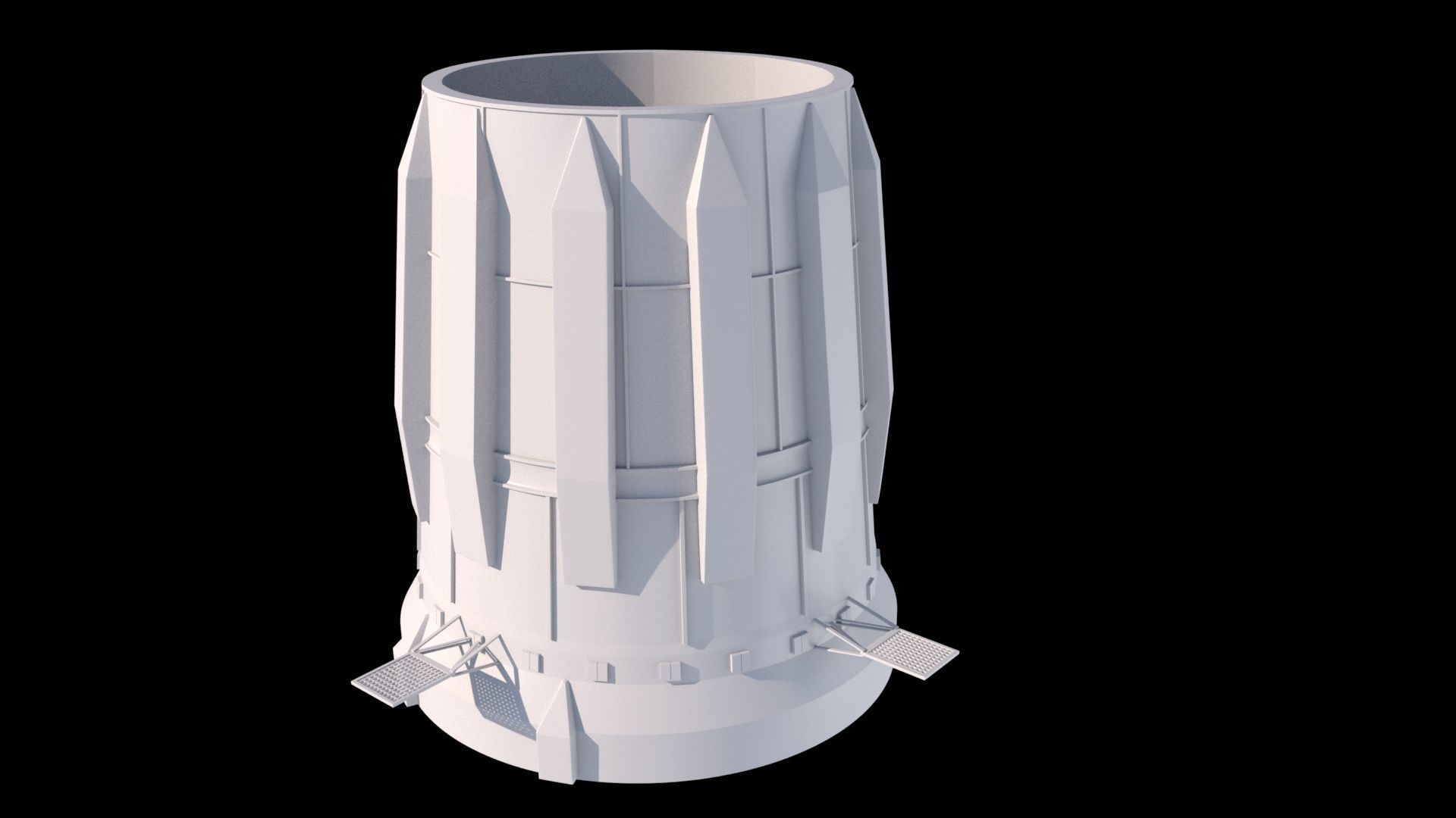 H1N1 Soviet Moon Rocket Printable Model 3D print model 3D print model_4