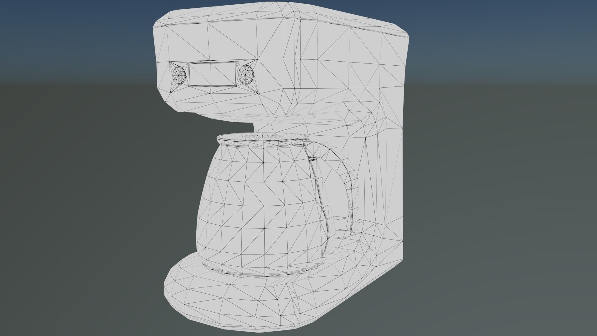 Coffee Maker 2 Low-poly 3D model_7