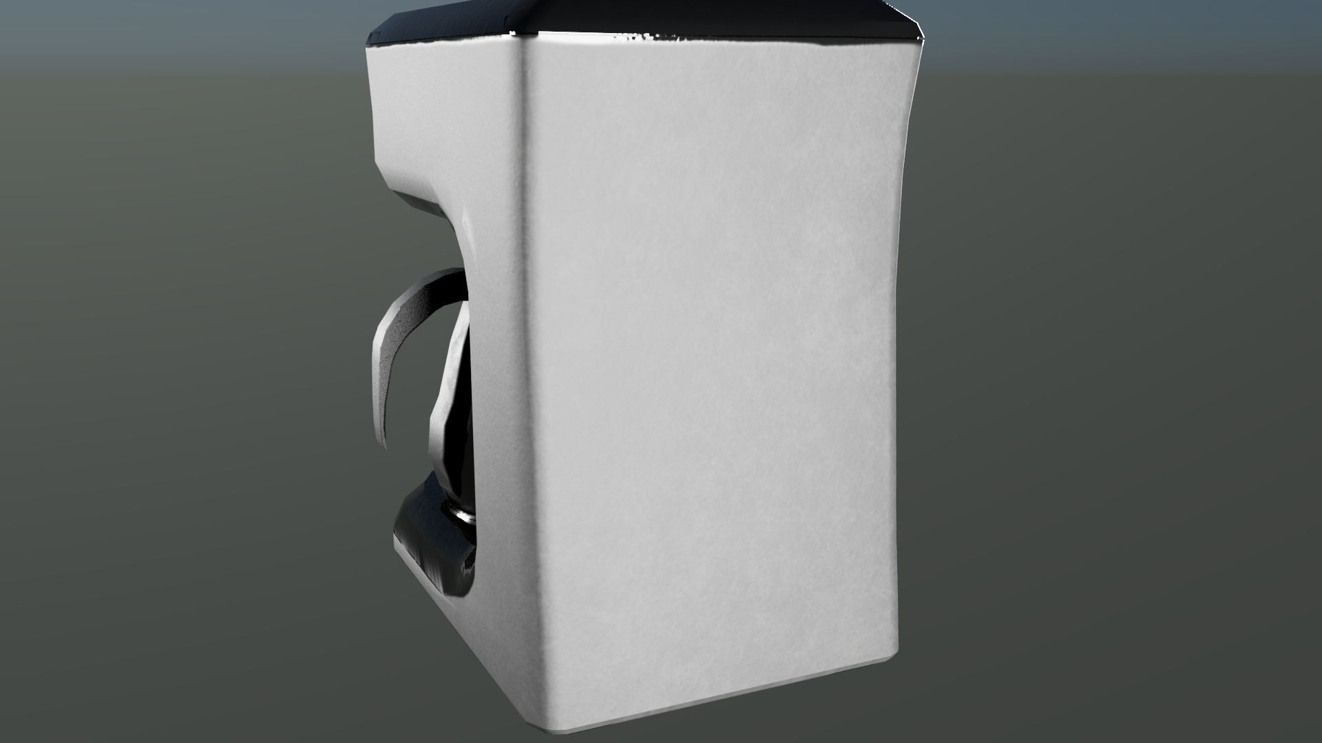 Coffee Maker 2 Low-poly 3D model_1