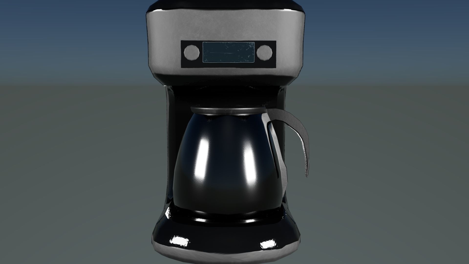 Coffee Maker 2 Low-poly 3D model_3