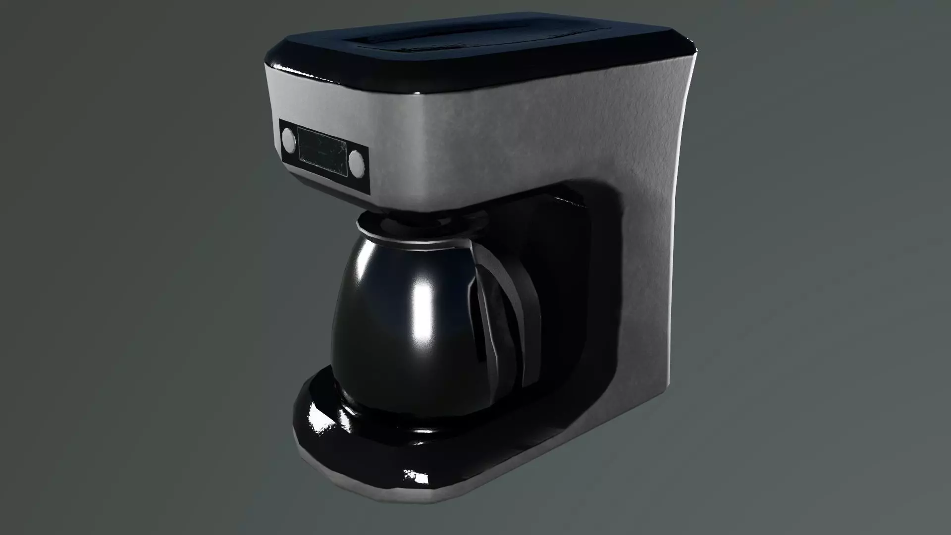 Coffee Maker 2 Low-poly 3D model_0