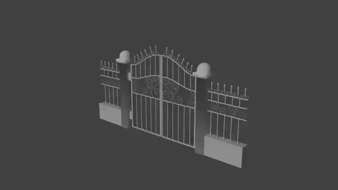 Gateway Exterior Mansion Gate
