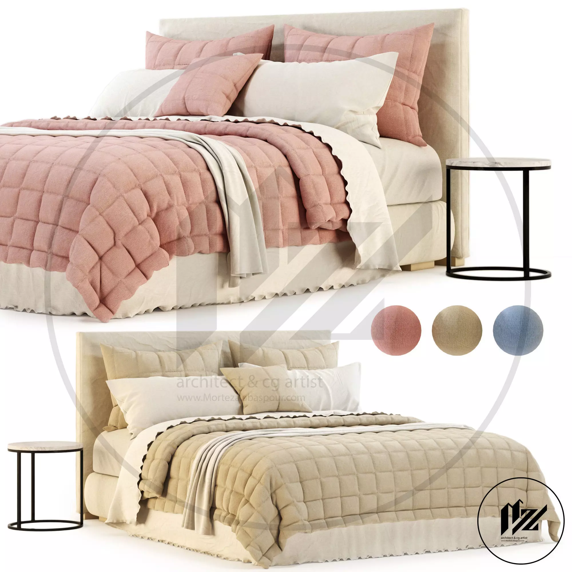 Park Avenue bed 3D model