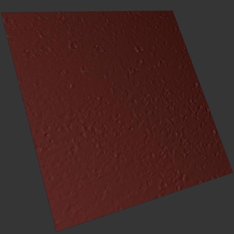 Ultra realistic Beach sand geometry 3 3D model_8