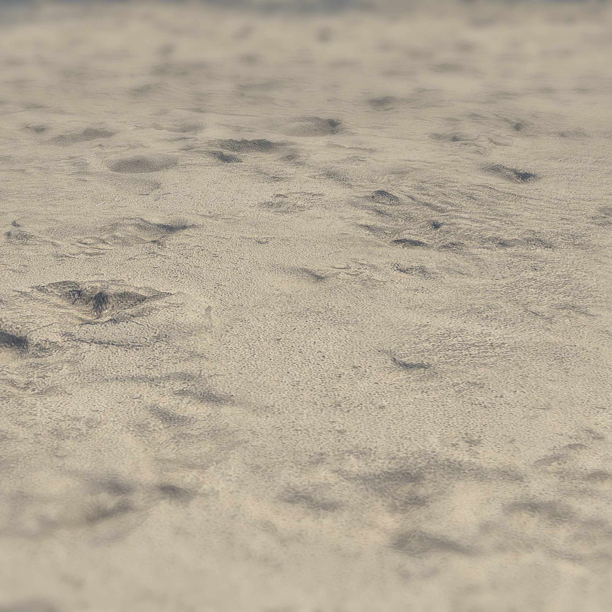 Ultra realistic Beach sand geometry 3 3D model_2