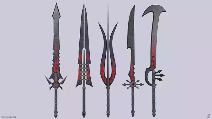 Demonic blade collection