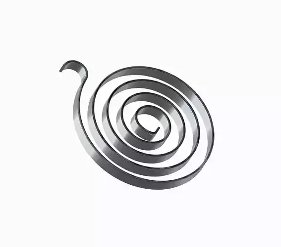 Spiral Torsion Spring 3D print model