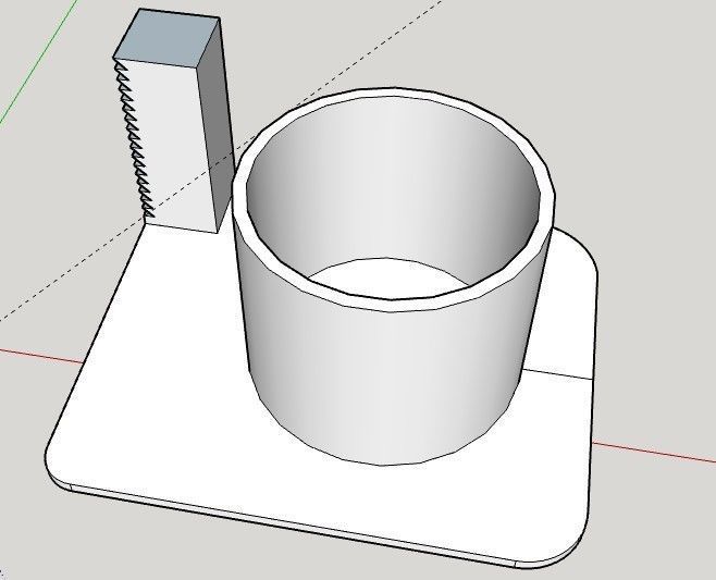 Large size Tape holder 3D print model_1