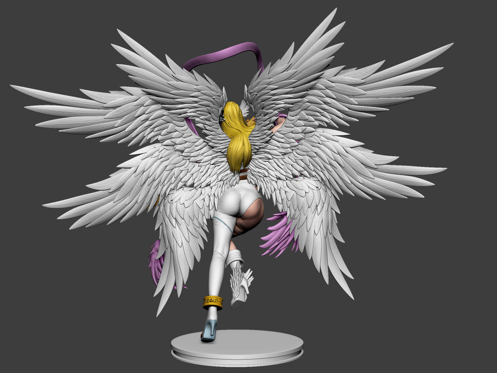 Angewomon Digimon 3D print model_4