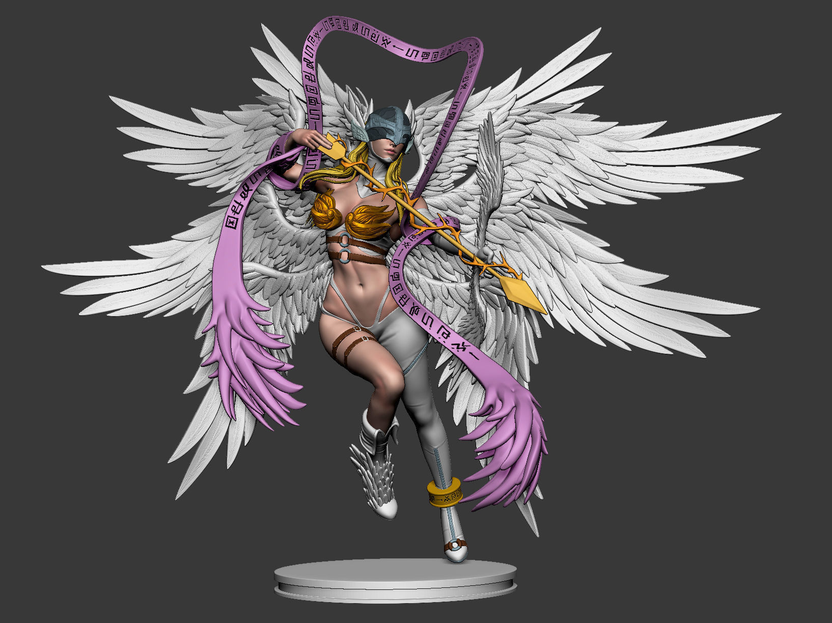 Angewomon Digimon 3D print model_1