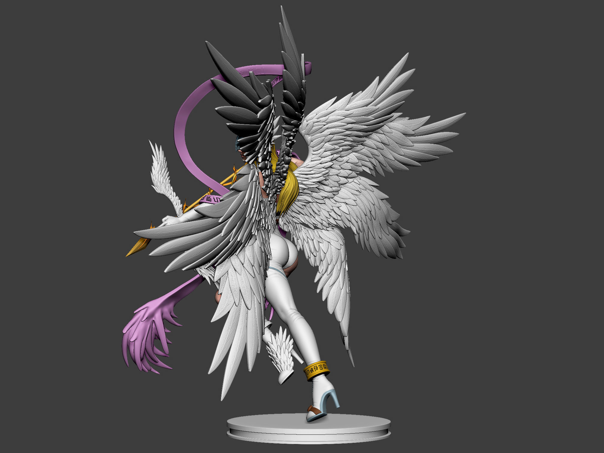 Angewomon Digimon 3D print model_5