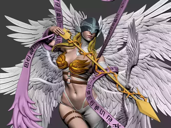 Angewomon Digimon 3D print model