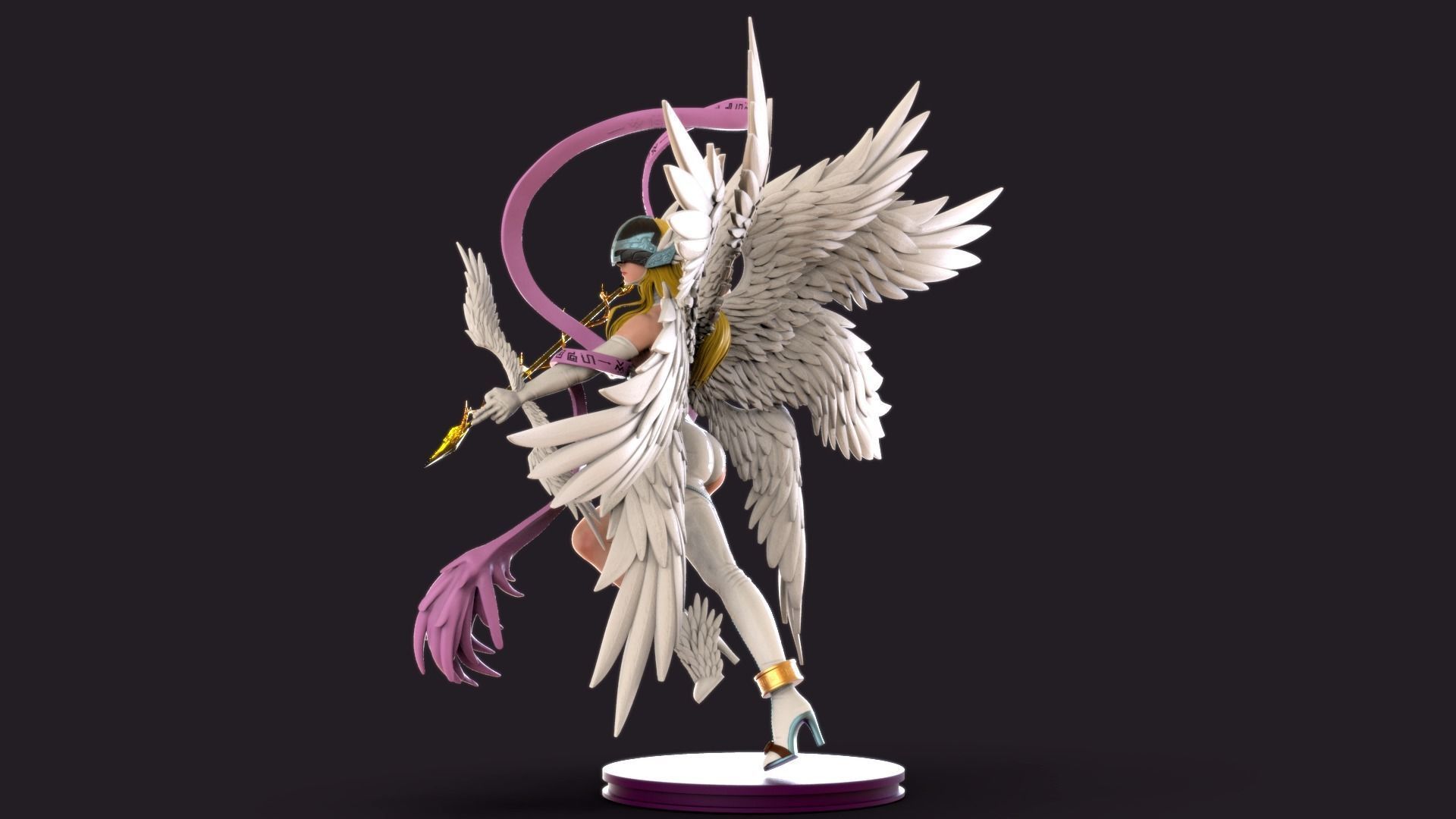 Angewomon Digimon 3D print model_7
