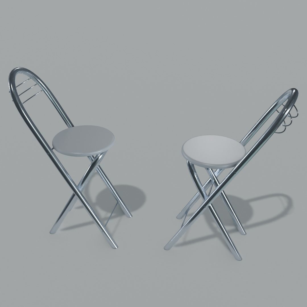 Breakfast table 3D model_8