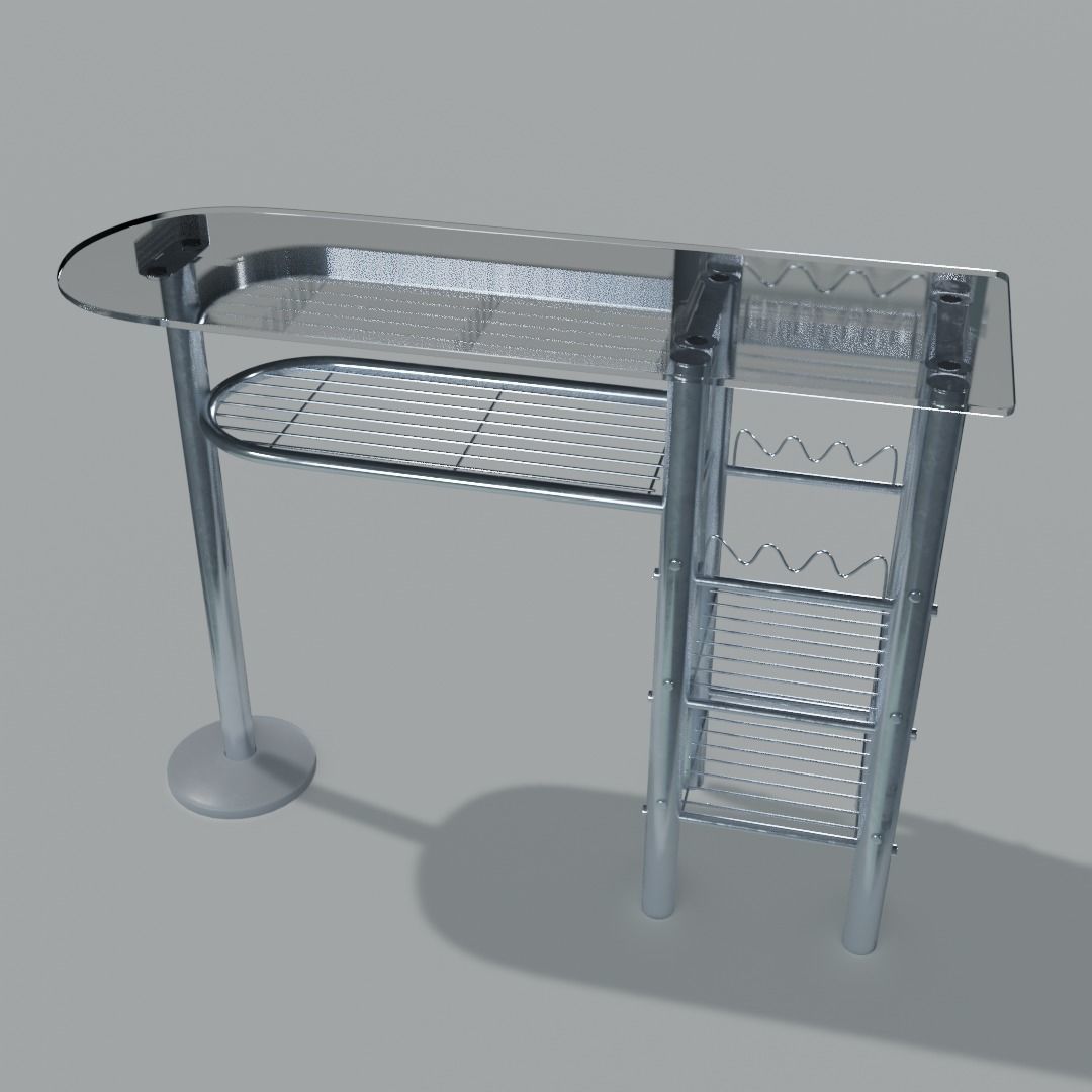 Breakfast table 3D model_6