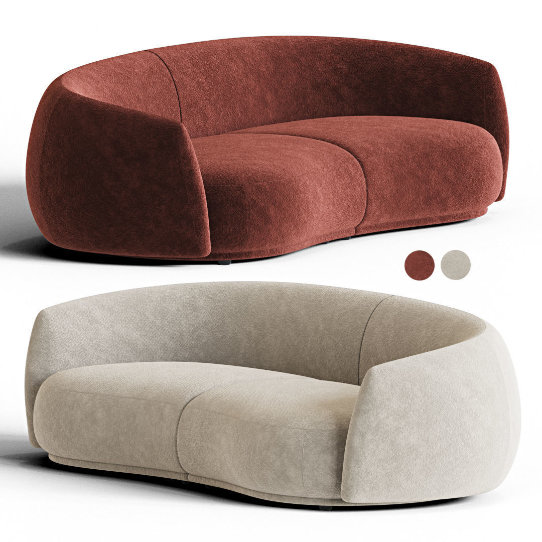 Pacific Sofa Moroso 3D model_1