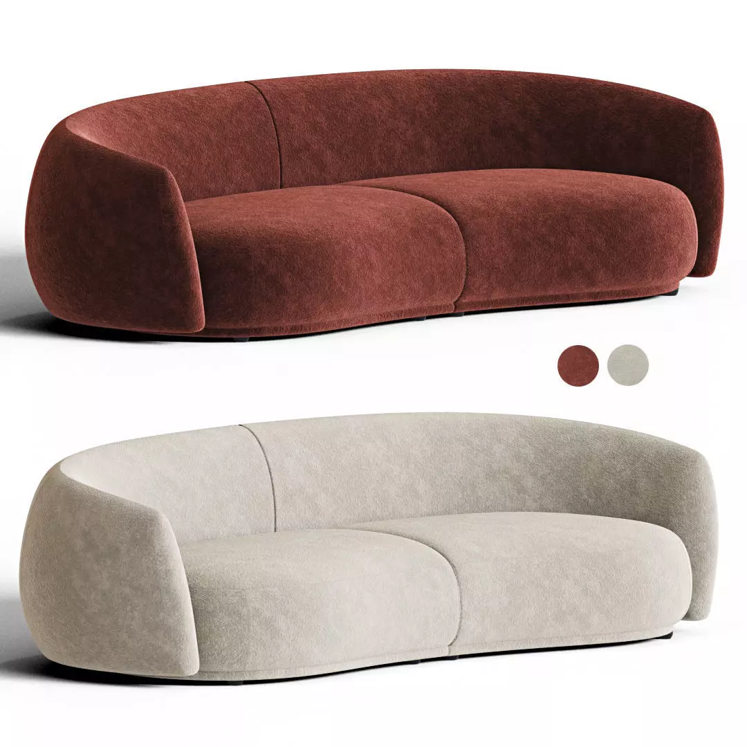 Pacific Sofa Moroso 3D model_0