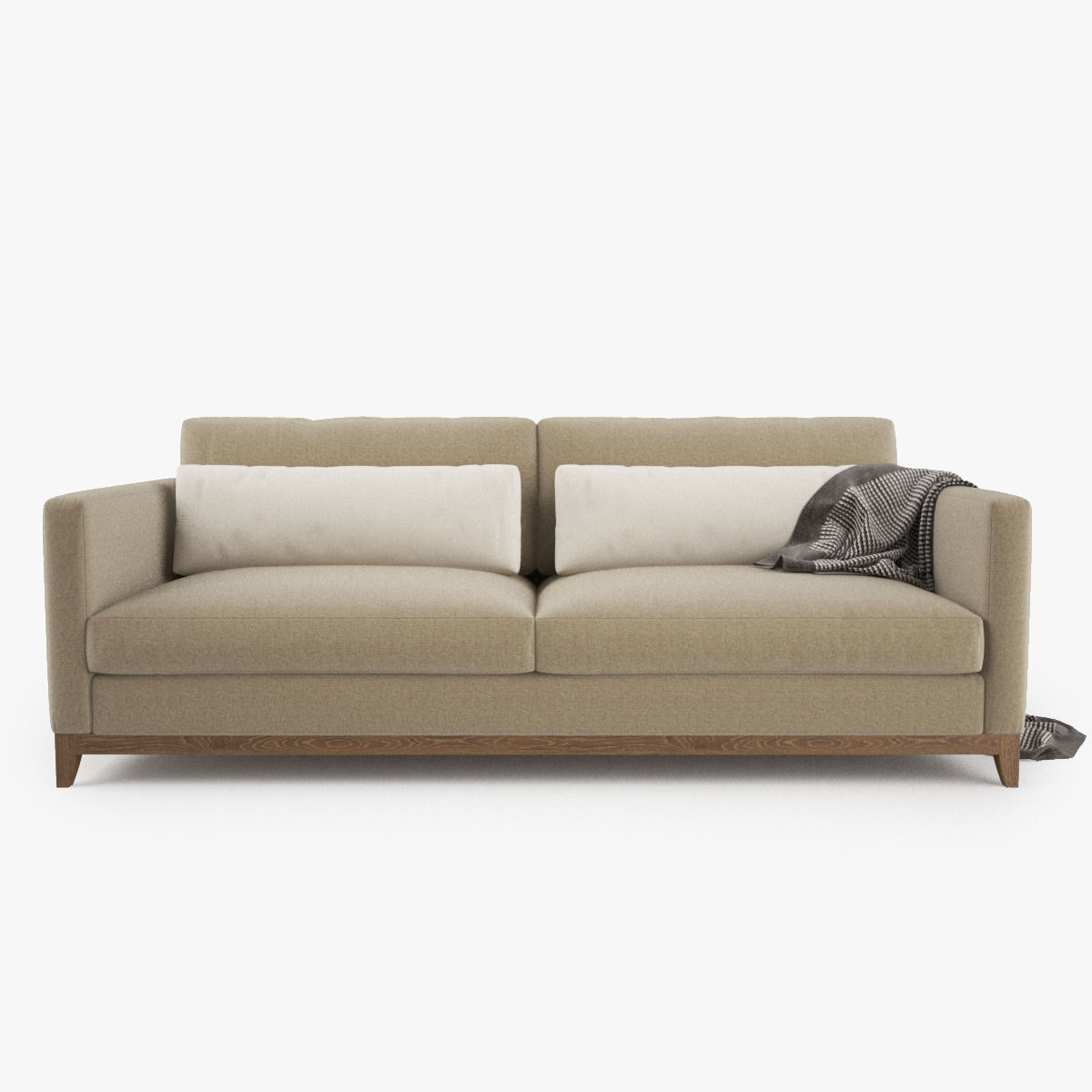 Crate and Barrel Taraval 2 Seat Sofa 3D model_3