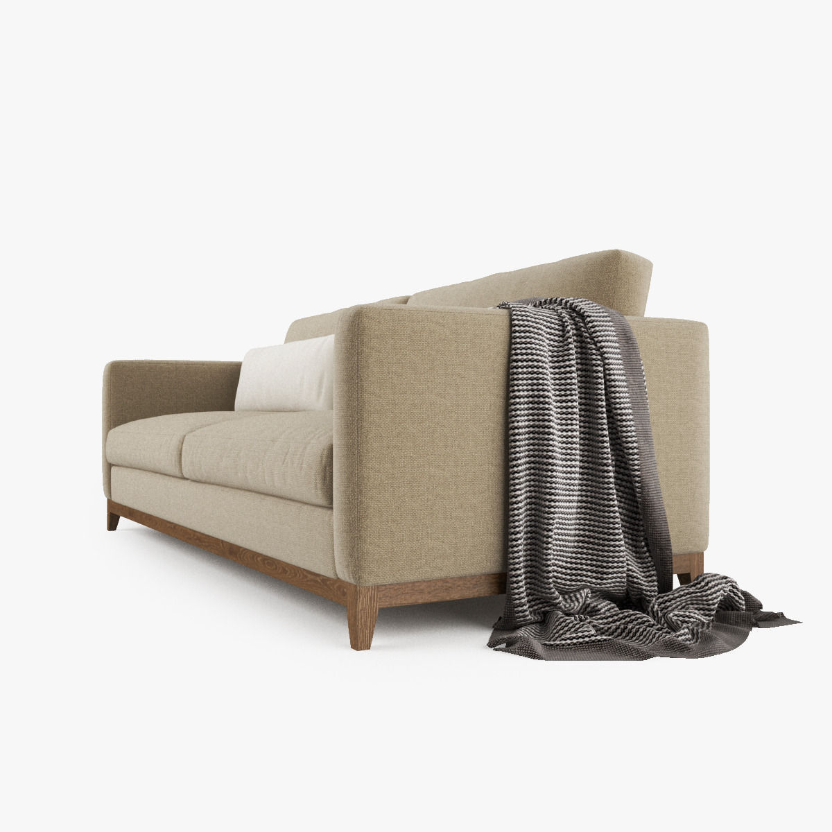 Crate and Barrel Taraval 2 Seat Sofa 3D model_4