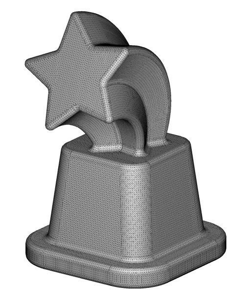 Classic Star Trophy 3D print model_3