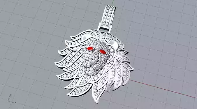 LION PENDANT 3D print model
