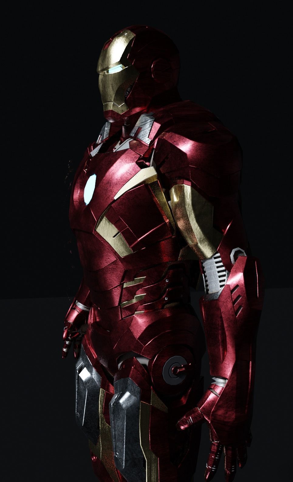 Iron Man MK-7 Armour from The Avengers 2012 3D model_9