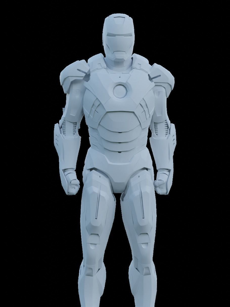 Iron Man MK-7 Armour from The Avengers 2012 3D model_12