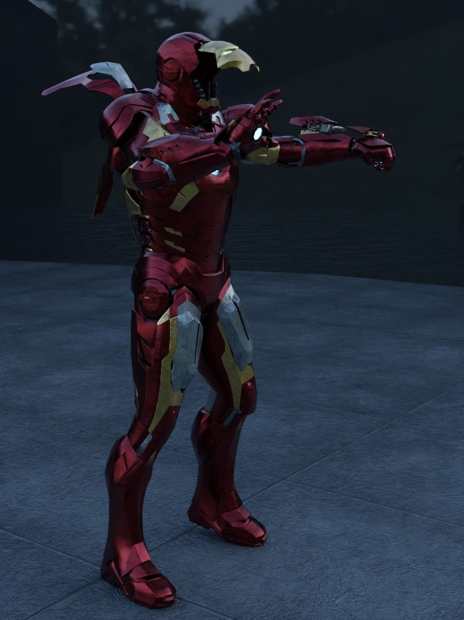Iron Man MK-7 Armour from The Avengers 2012 3D model_3