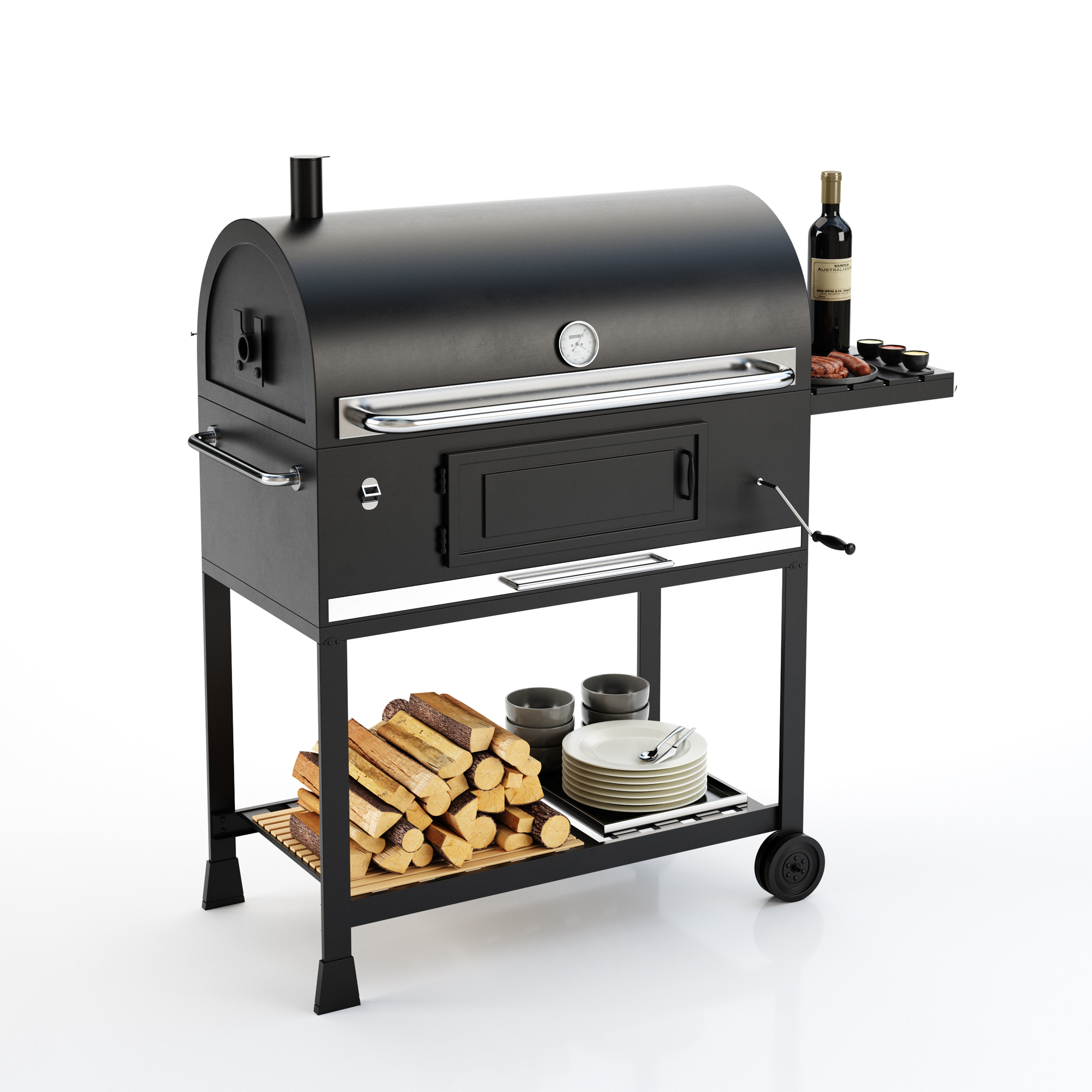 Barbecue 08 3D model_2
