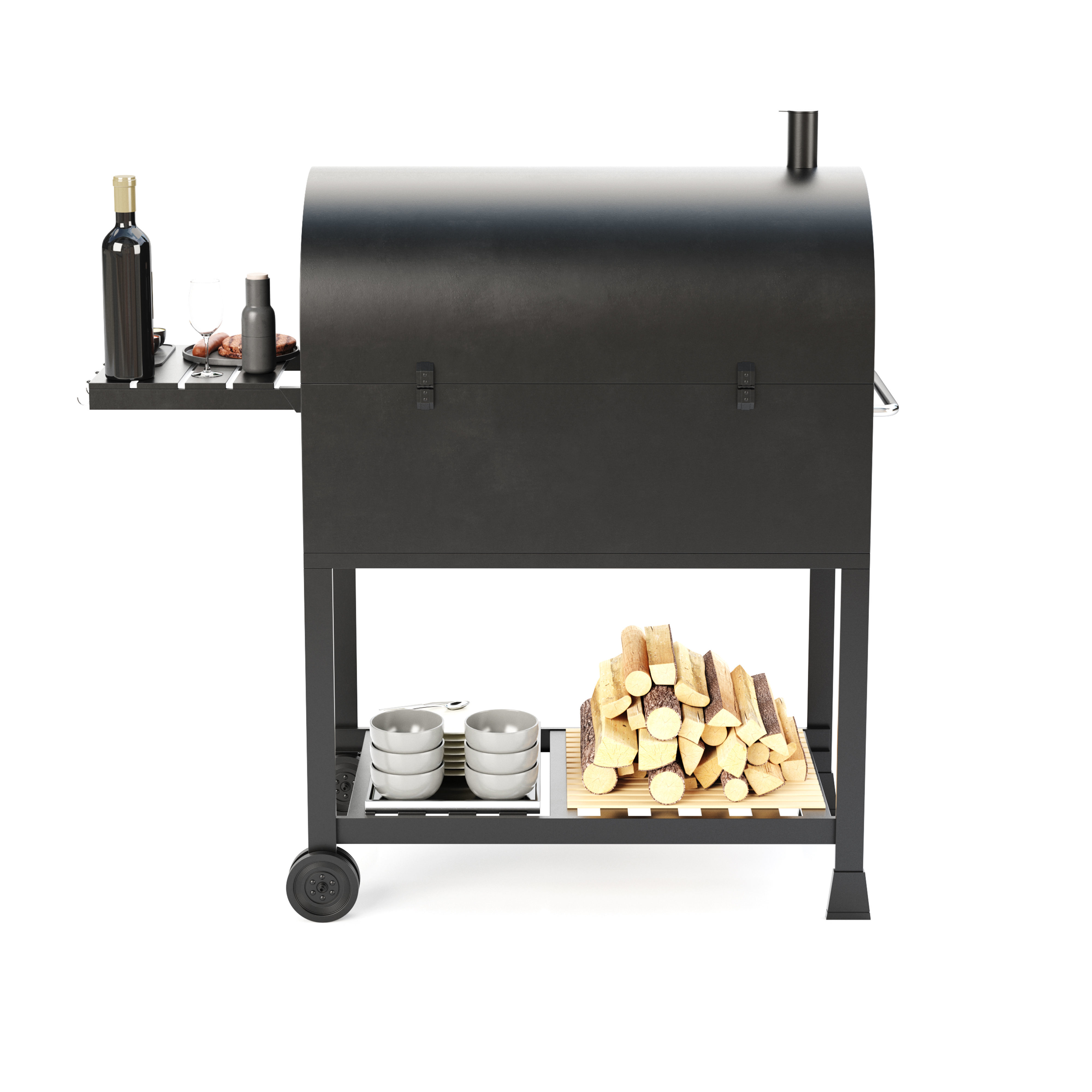 Barbecue 08 3D model_3