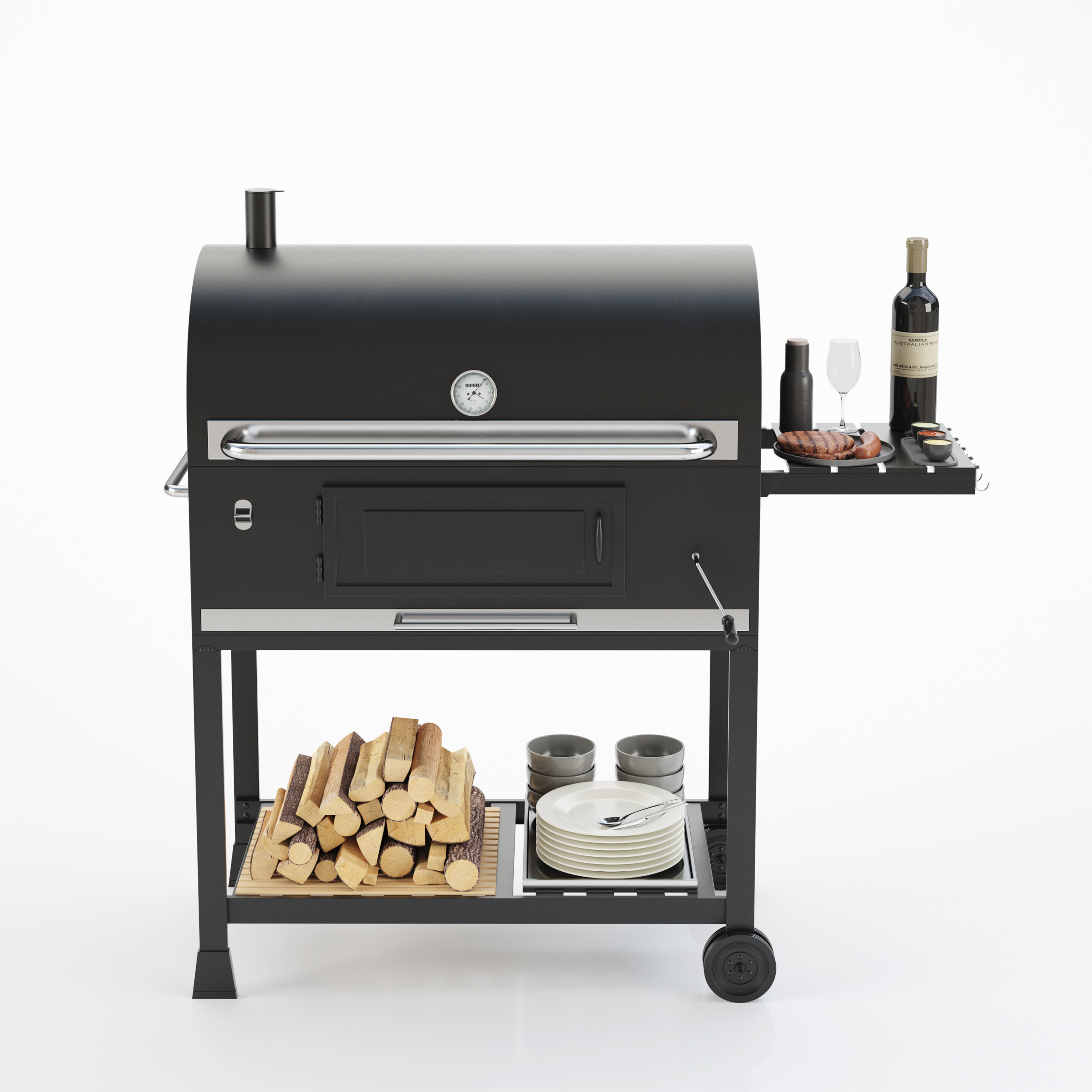 Barbecue 08 3D model_1