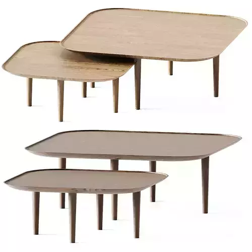 Fiori Coffee Table Square by Poiat