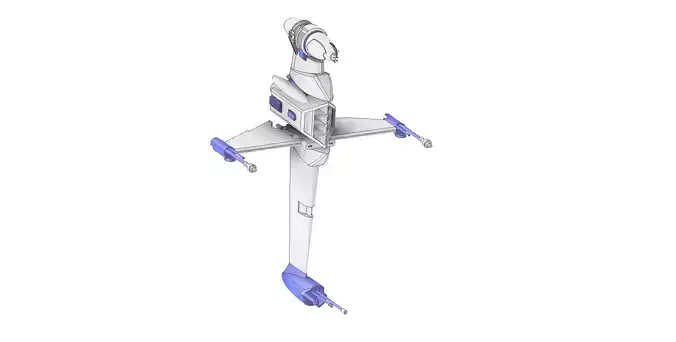 Starwars B-WING scale 1 in 87 
