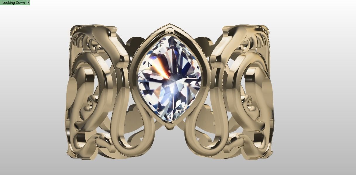 eslimi design ring 3D print model_11