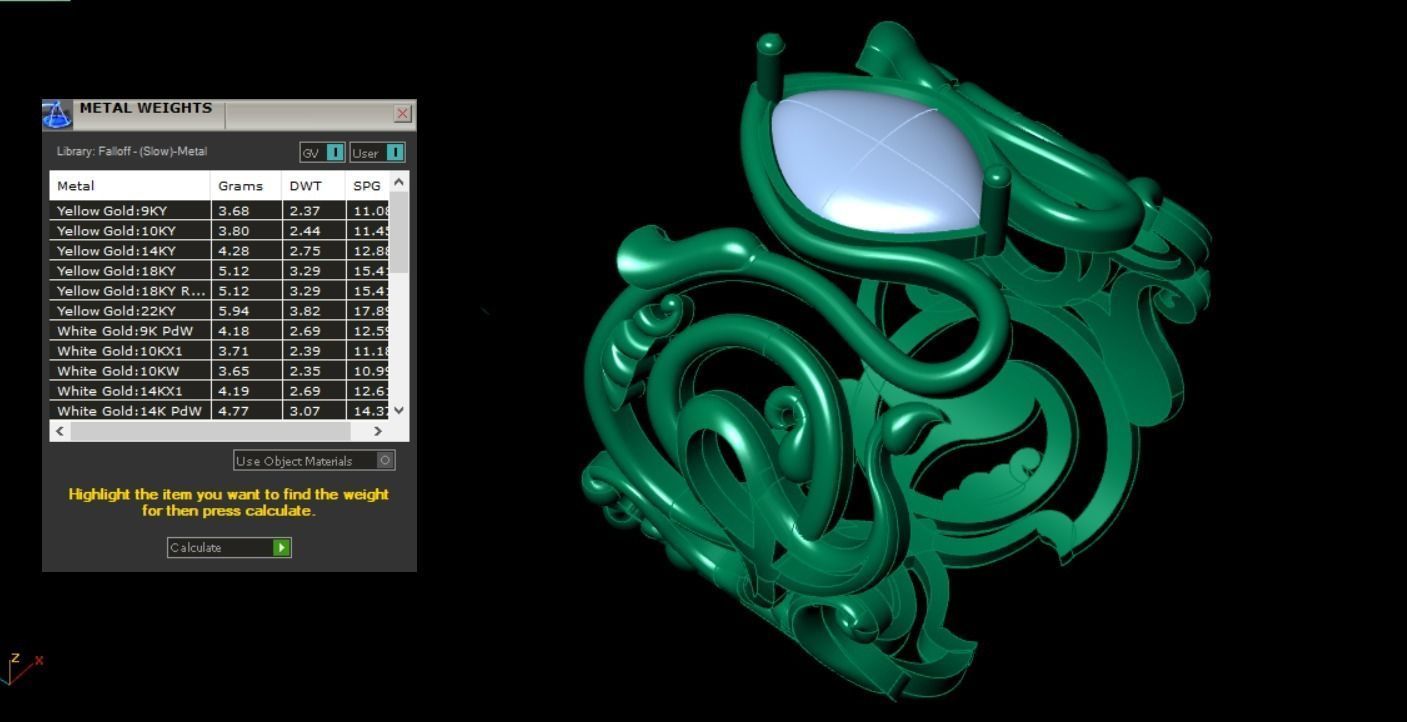 eslimi design ring 3D print model_18