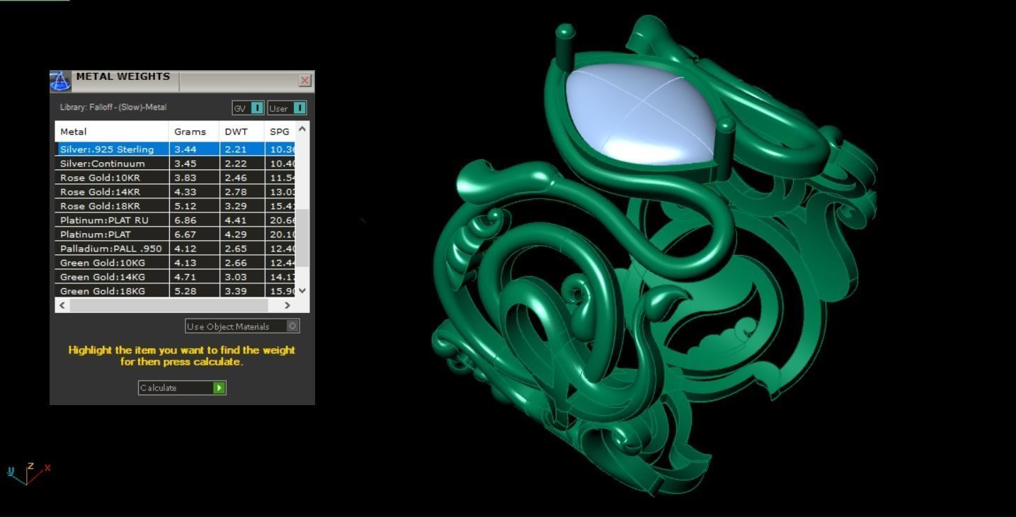 eslimi design ring 3D print model_6