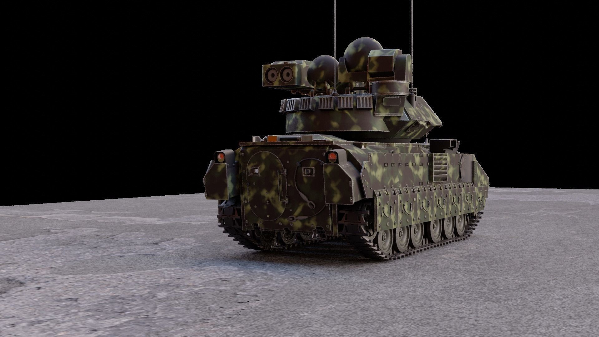 M2 bradley 3D model_4