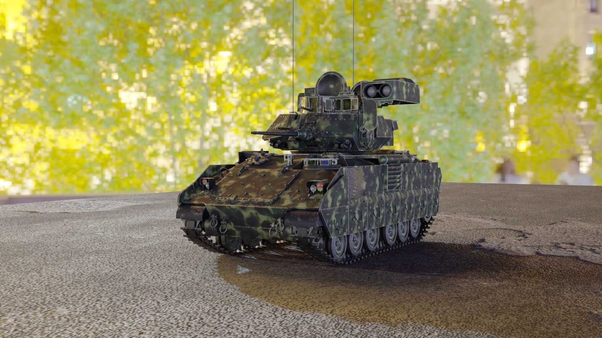 M2 bradley 3D model_12