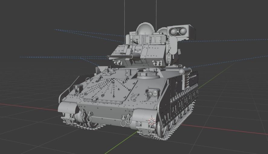 M2 bradley 3D model_19
