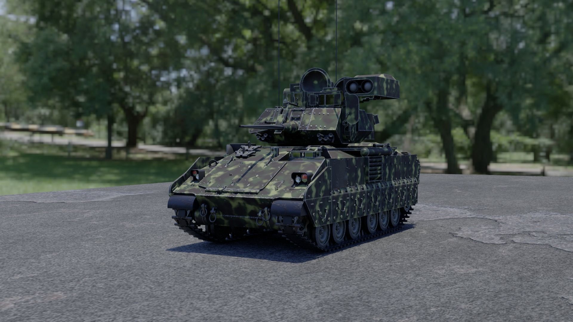 M2 bradley 3D model_8