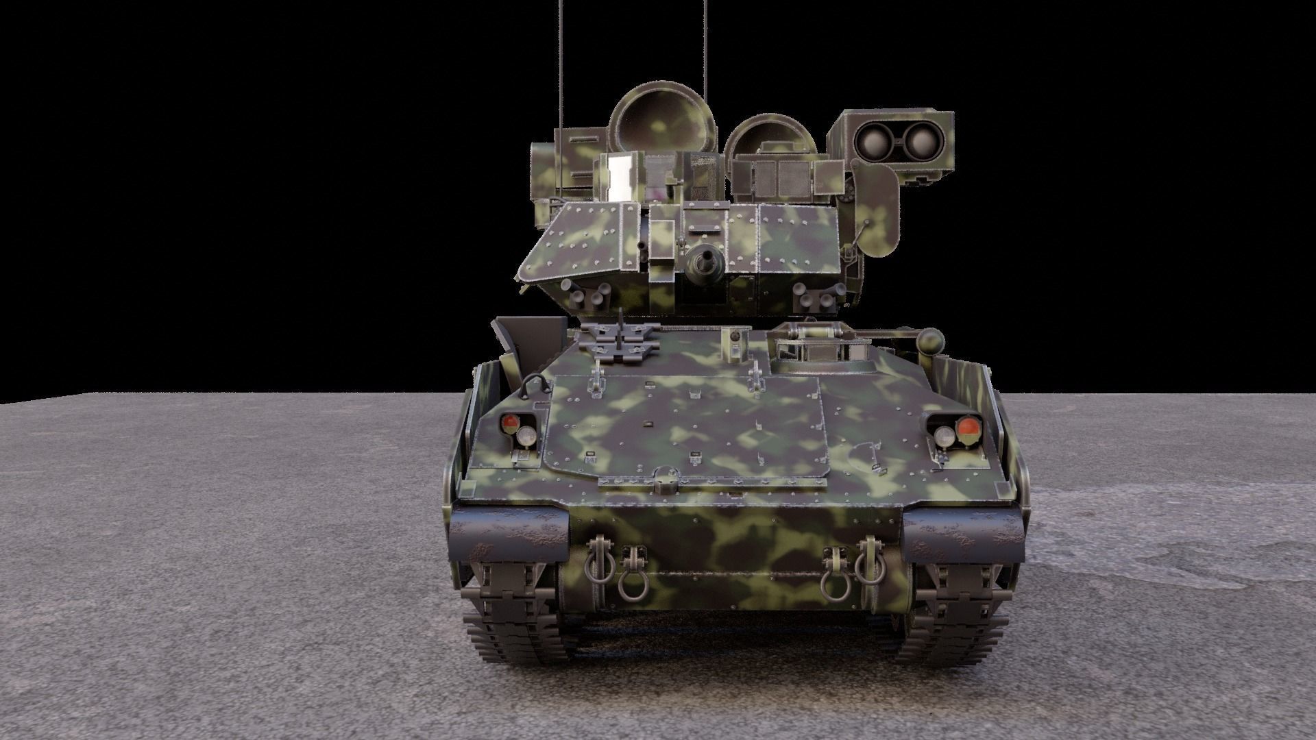 M2 bradley 3D model_5